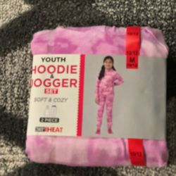 New Girls Youth Hoodie And Jogger Set Size 10/12