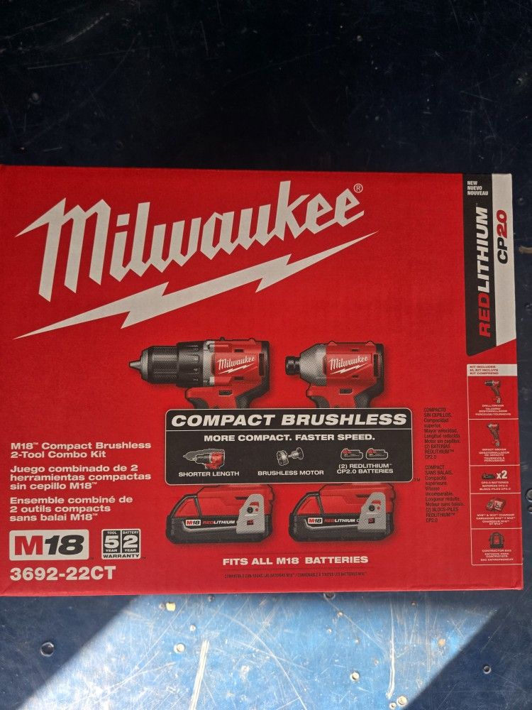 Milwaukee Drill Set NEW