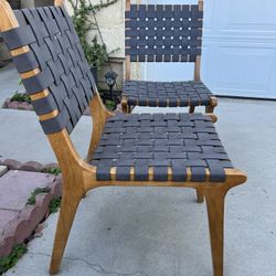 Brand New. Mid Century Modern. Armless 🪑’s. $220