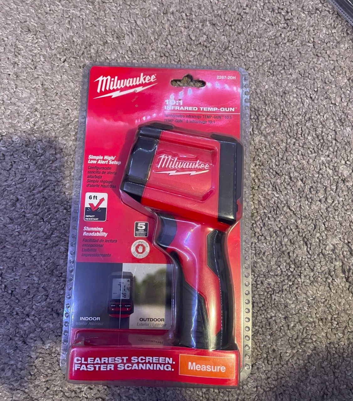 Milwaukee infrared temp-gun 2267-20