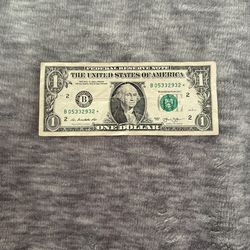 $1 2013 Duplicate Star Note FW