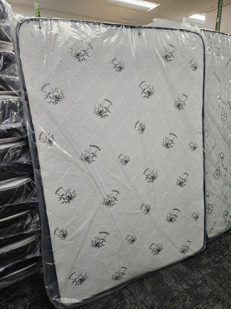 Full Size 11 Inches 2 Sided Mattress With Boxspring Special