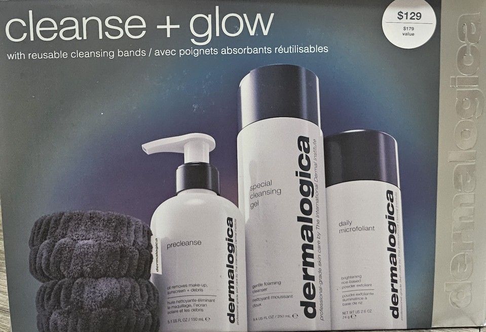 Dermalogica Cleanse And Glow Gift Set Professional Skin Care And Beauty