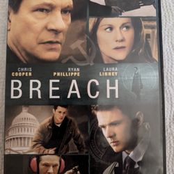 Breach DVD Movie Full Screen. Greatest Security Breach In US History. 18+ Min Of Bonus Features. DVD In Mint Condition, Full Screen. 
Eastside Or West