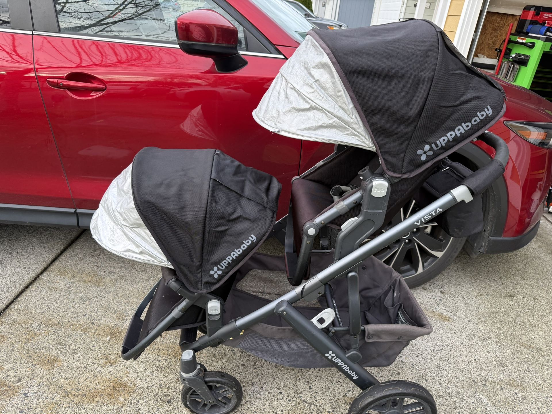 Single To Double Stroller 