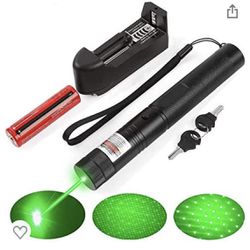 Laser Pointer With Battery And Charger 
