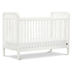 Namesake Liberty  3-1 Convertible Crib In White And Organic Mattress- Sold At PB kids, Serena And Lily Etc