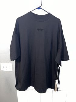 Fear Of God Essentials Jet Black T-Shirt
