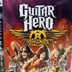 Guitar Hero: Aerosmith - PS3 (PlayStation 3, 2008) Tested Complete Authentic 