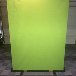Mount Dog Collapsible Green Screen Backdrop Pull Up Retractable Chromakey Panel Portable Photography Background Auto-Locking Frame for YouTube Streami