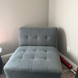Comfortable Sitting Chair. Teal Blue