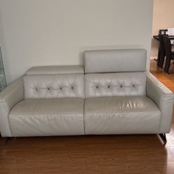 80”Italian Genuine Leather Sofa