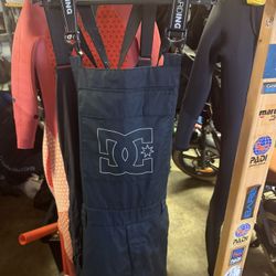 DC Docile Black Technical Pants, Size L, Waterproof Ski Pants, Single Use Only, No Washing.