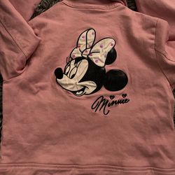 Disney Minnie Pink Denim Jacket Child Large