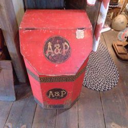 Antique General Store A&P Coffee/ Grain Bin