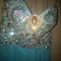 Turquoise Tony Bowls Dress Size 0 