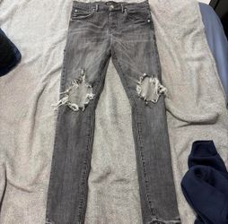 purple jeans
