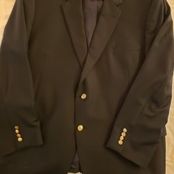 Joseph A Bank Navy Blazer 52R As New Condition