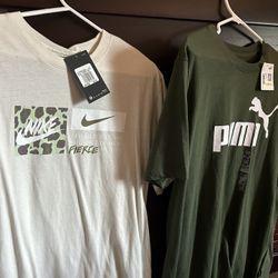 Brand New Nike & Puma T Shirts | Men’s Medium