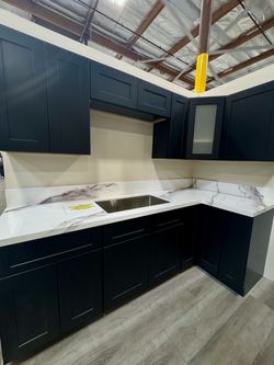 Shaker Black Kitchen Cabinets Available