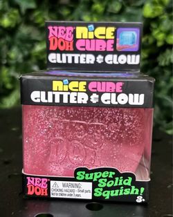 Needoh Nice Cube Glitter & Glow