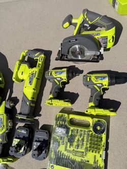RYOBI WHOLE SET…