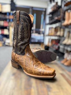Ariat Western Boots Cowboy Brown Sz 12