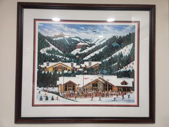Jane Wooster Scott "Mountain Majesty" Lithograph
