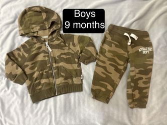 Baby Boys 9 Months Hoodie Jacket And Pant Set 