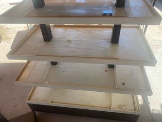 Tables showing