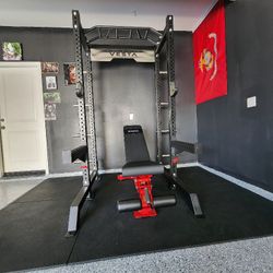 New Half Squat Rack |  Commercial Grade | 11 Guage Steel | Gym Equipment | Excercise |🔴WEIGHTS, BARBELL, & BENCH SOLD SEPERATELY 🔴| FREE DELIVERY 🚚