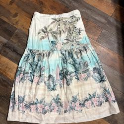 Joie tropical 3tiered skirt size M maxi