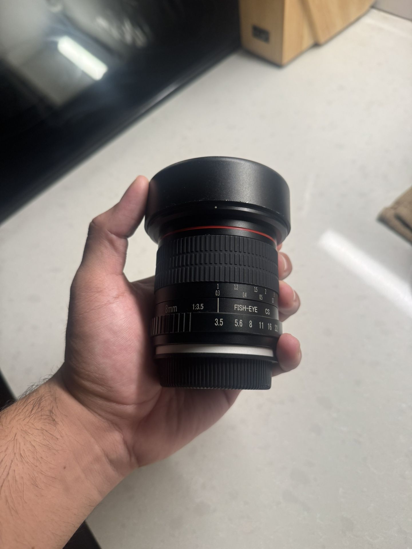 Rokinon 8mm Fisheye lens 