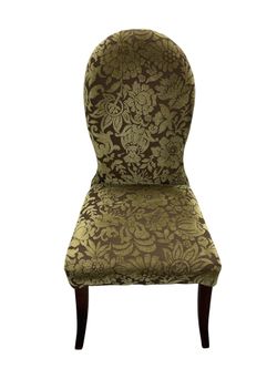 2 Mid-Century Upholstered Dining Chairs