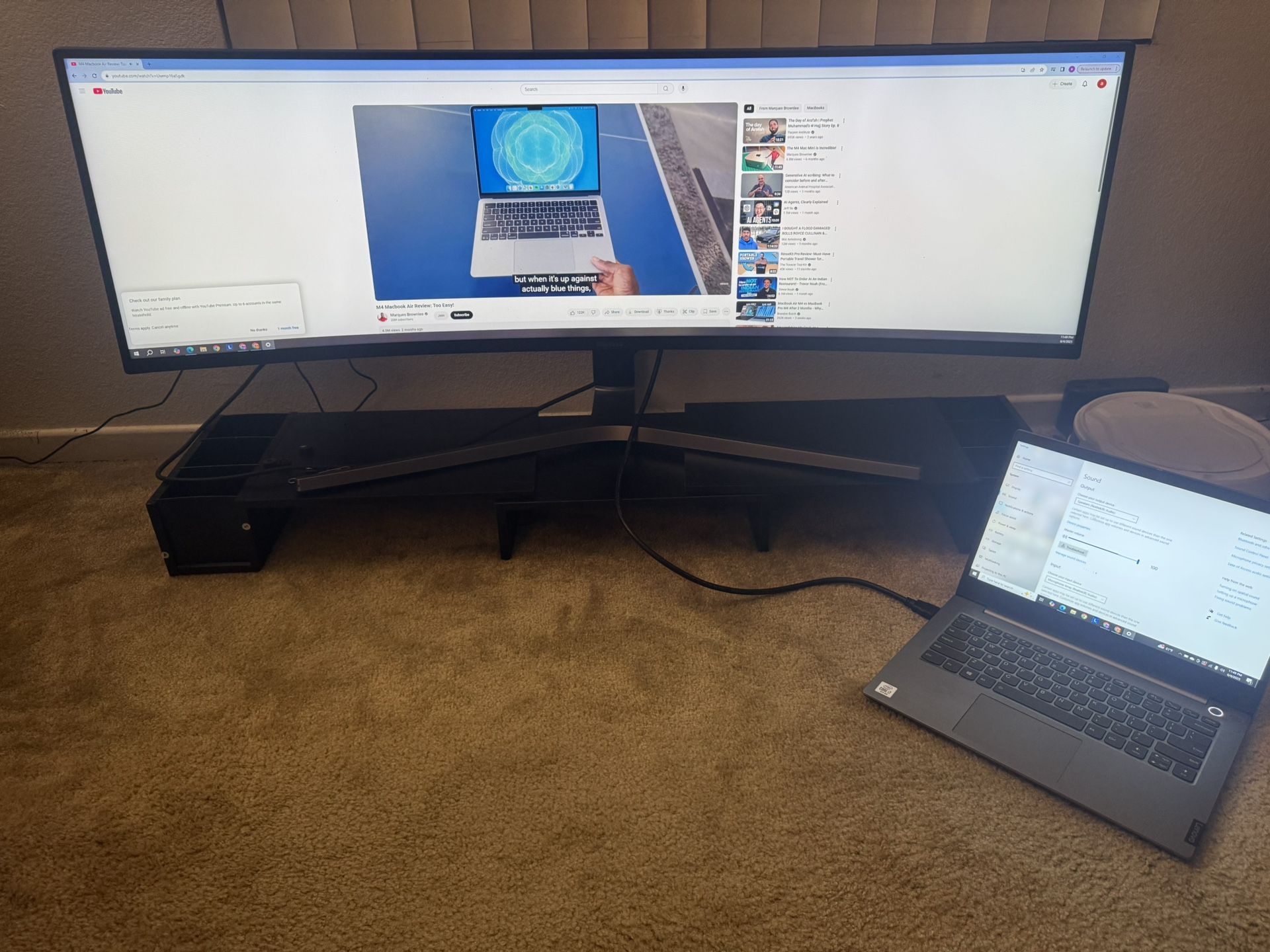 Samsung 49” Curved Monitor