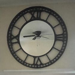 50’ Clock Art With Mirror