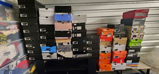 Lot of 52 Empty Shoe Sneaker Boxes Nike KOBE Air JORDAN Puma Adidas New Balance Size 8.5 9 10.5 11