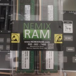 Nemix 64 Gb Ram 32x2 Ddr4 (For Desktop)