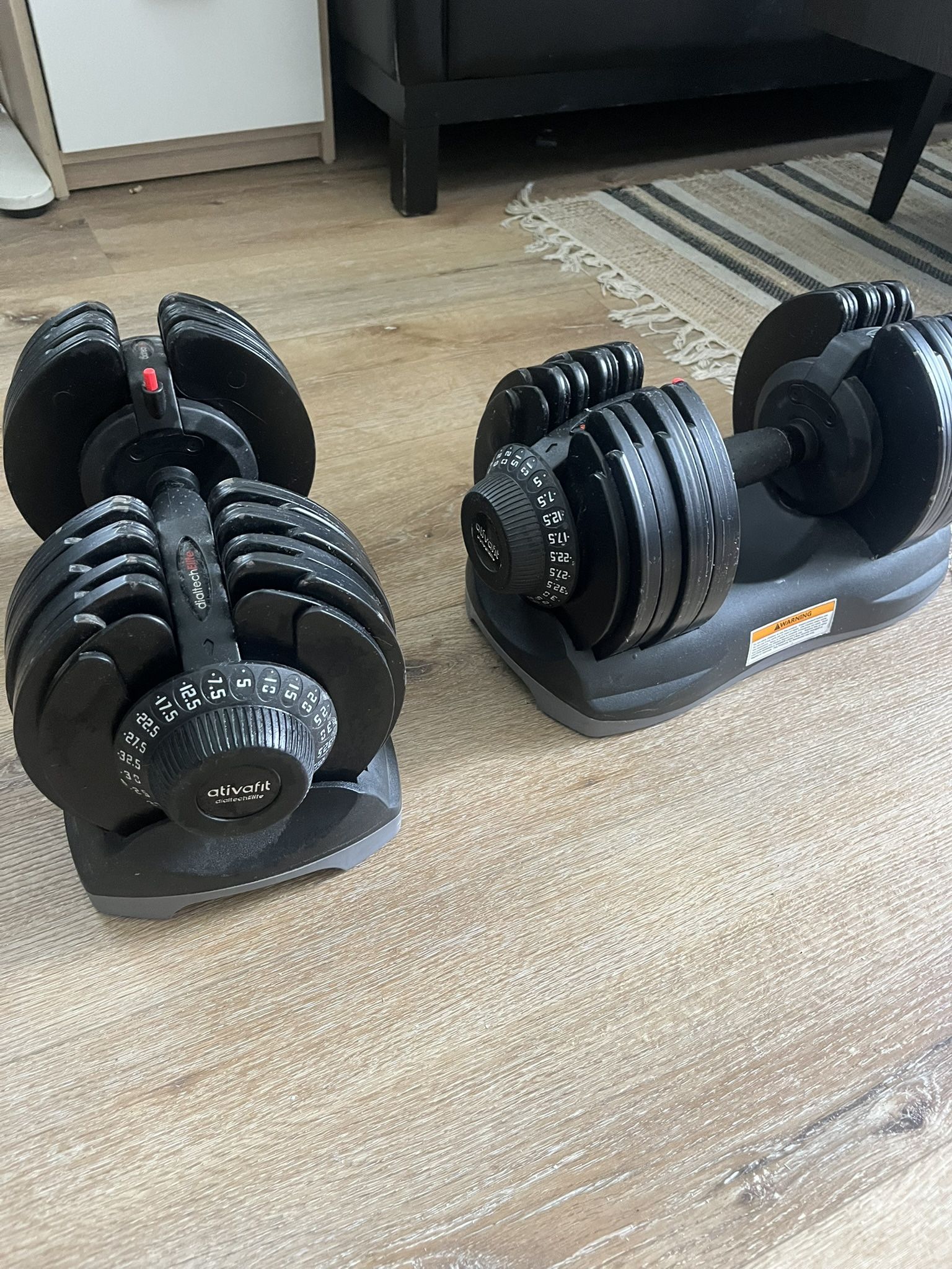 Adjustable Ativafit Dumbbells