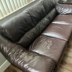 Leather Couch 
