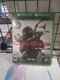 Crysis 3 Xbox 1 and Xbox 360
