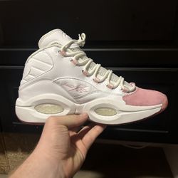 Reebok Pink Toe Iverson Shoe