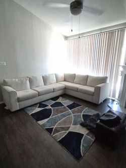 Couch (pillows included) and Picture for Sale