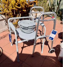 New Walker & Bedside Potty Chair/Shower Chair