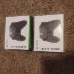 Carbon Black Xbox Controllers 