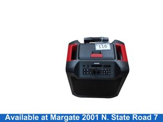 Ion Ipa125c Black Floor Speaker