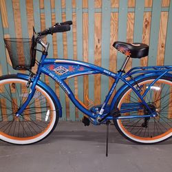 Bicycle Easy Calif  Cruiser 7-speed Excellent Condition*