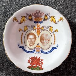 Souvenir Plate Fine China Made In England Princess Diana Wedding 