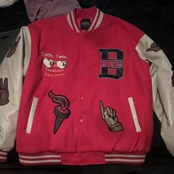  M BoohooMan Letterman Jacket