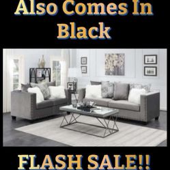 2 Pc Sectional New Grey $1000